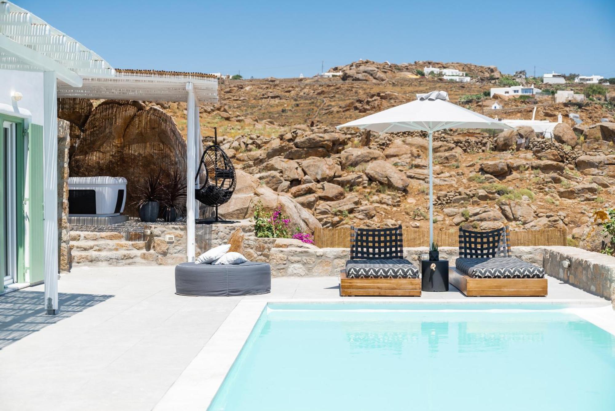 Dioni Villa Mykonos Paraga  Eksteriør billede